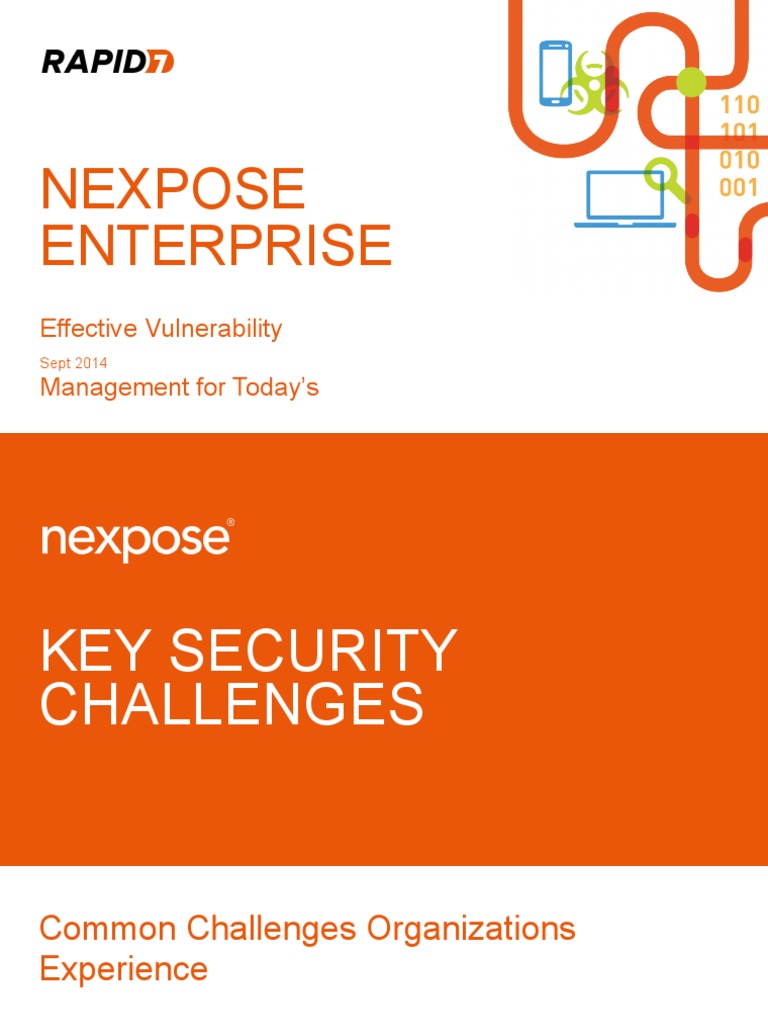 Nexpose Technical Deck | PDF | Vulnerability (Computing) | Information Age