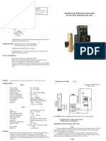 Installation & Maintenance Instructions: For The MIC Electronic Drain Valve