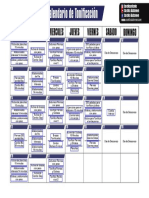 Calendario Tonificacion (MARZO)