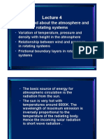 Background About The Atmosphere and Rotating Systems