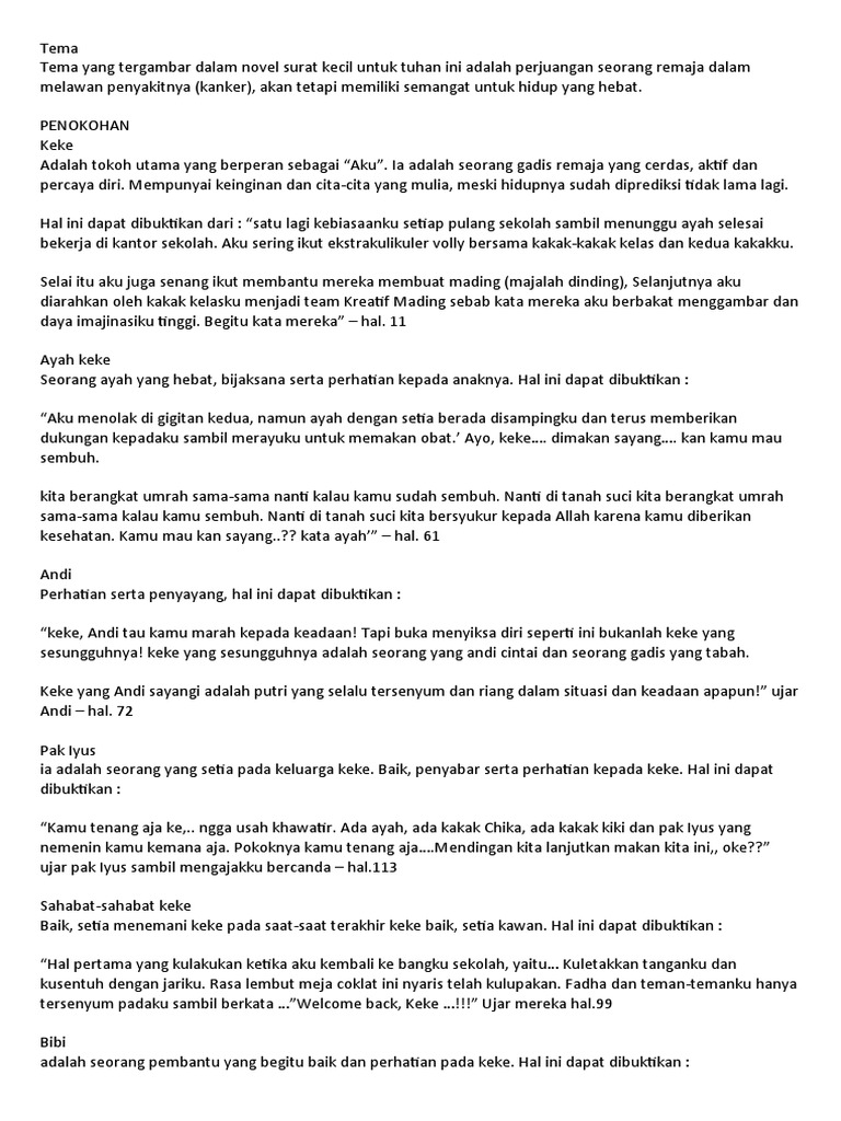 Surat Kecil Untuk Tuhan PDF