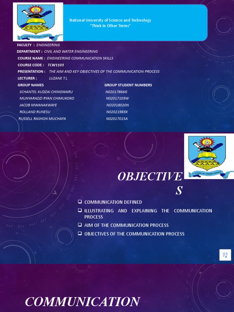 Key Objectives of Communication Process | PDF | Idea | Communication