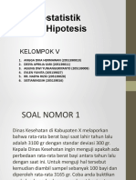 Uji Hipotesis Kel V