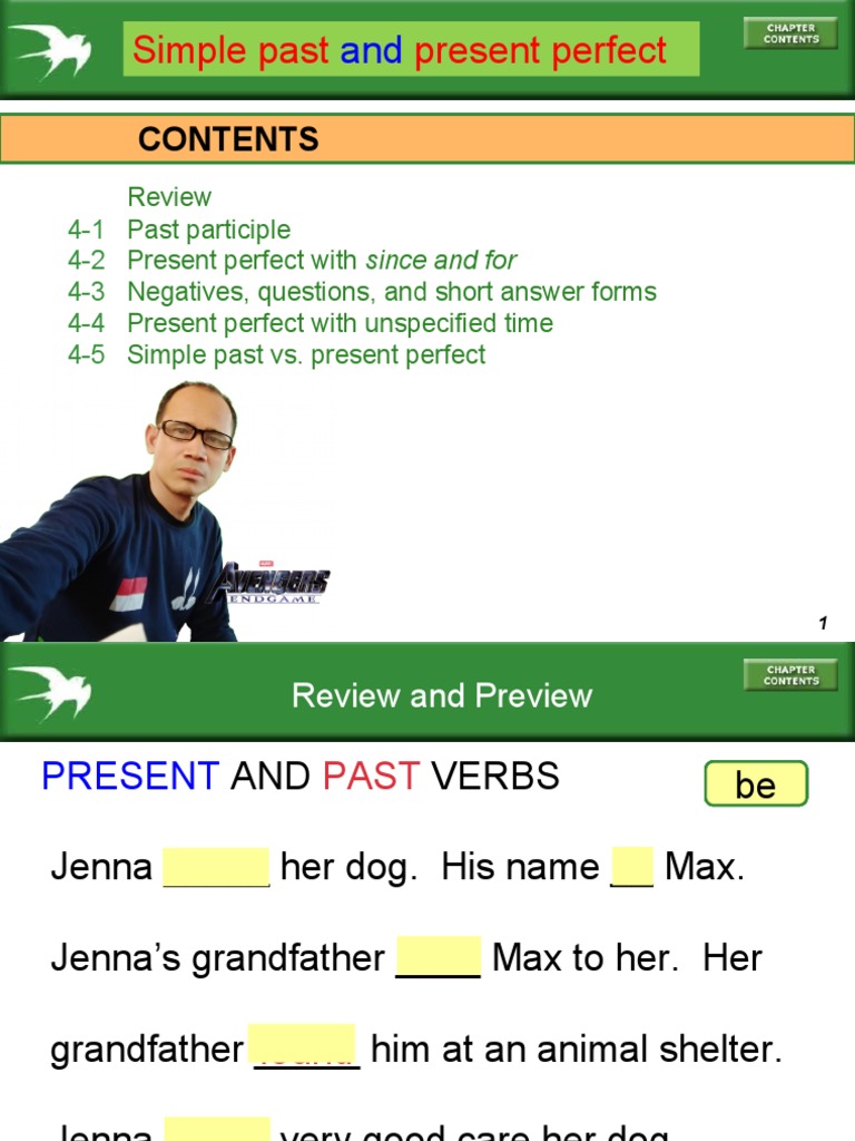 Past Perfect and Present Perfect Tenses | PDF | Perfect (Grammar ...