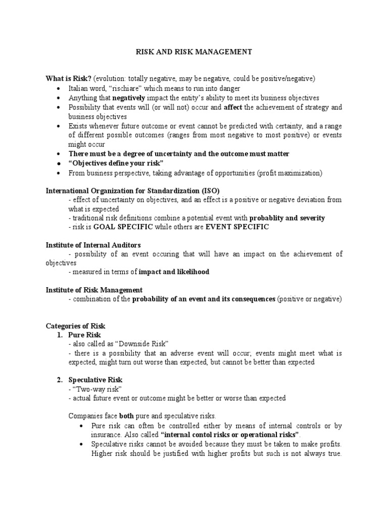 Understanding Risk Management Essentials | PDF | Risk | Credit