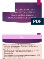 Performances - PEV - Janv 2017-Avril 2018 Département D'etimboué RPF MAI 2018