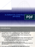 Alternative Construction Material