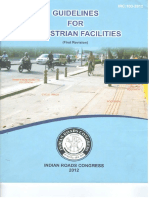 Irc103-2012 (Pedestrain Facilities)