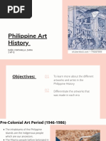 Timeline of Philippine Arts | PDF | Contemporary Art | Communication Design