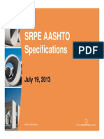 2013 AASHTO Specs SRPE Presentation