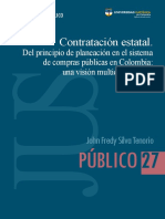 Contratación estatal - Del principio de planeación en el sistema de compras públicas en Colombia - una visión multidisciplinaria - U Catolica de Colombia