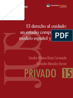 El Derecho Al Cuidado - Un Estudio Comparado Del Modelo Español y Europeo - U Catolica de Colombia