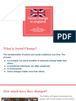 Social change in England through history