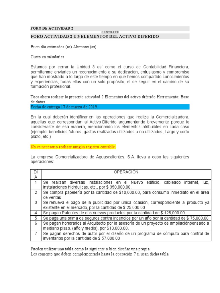 GCNF U3 A2 Lifa | PDF | Contabilidad | Economias