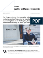 Andy Blankenbuehler On Making History With Hamilton
