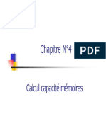 Calcul Capacite Memoires