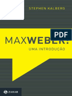 Max Weber Uma Introdução - Stephen Kalberg