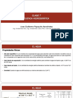 Clase 7. Cuenca Hidrográfica