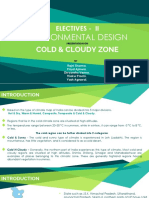 Environmental Design: Cold & Cloudy Zone