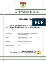 DED Peningkatan Jaringan Irigasi D.I Air Malus-Batu Pepe Kota Lubuklinggau