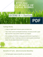 BTQS 3044 - Measurement of External Works - L8 - Turfing