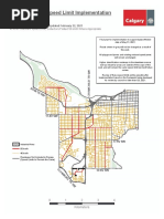 Neighbourhood Speed Limit Map Ward8