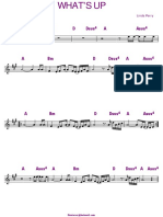 What's Up - Partitura