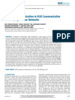 Interference Minimization in D2D Communication Underlaying Cellular Networks