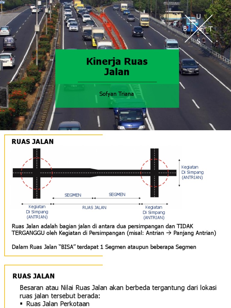 Kinerja dan Analisis Ruas Jalan | PDF