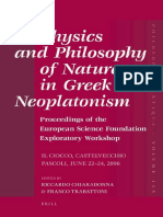 AA. VV. Physics and Philosophy of Nature in Greek Neoplatonism