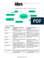 Stakeholders Worksheet Teacher Copy