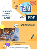 Medidas de prevención para el regreso a clases