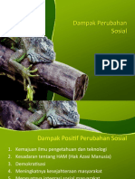 Dampak Perubahan Sosial