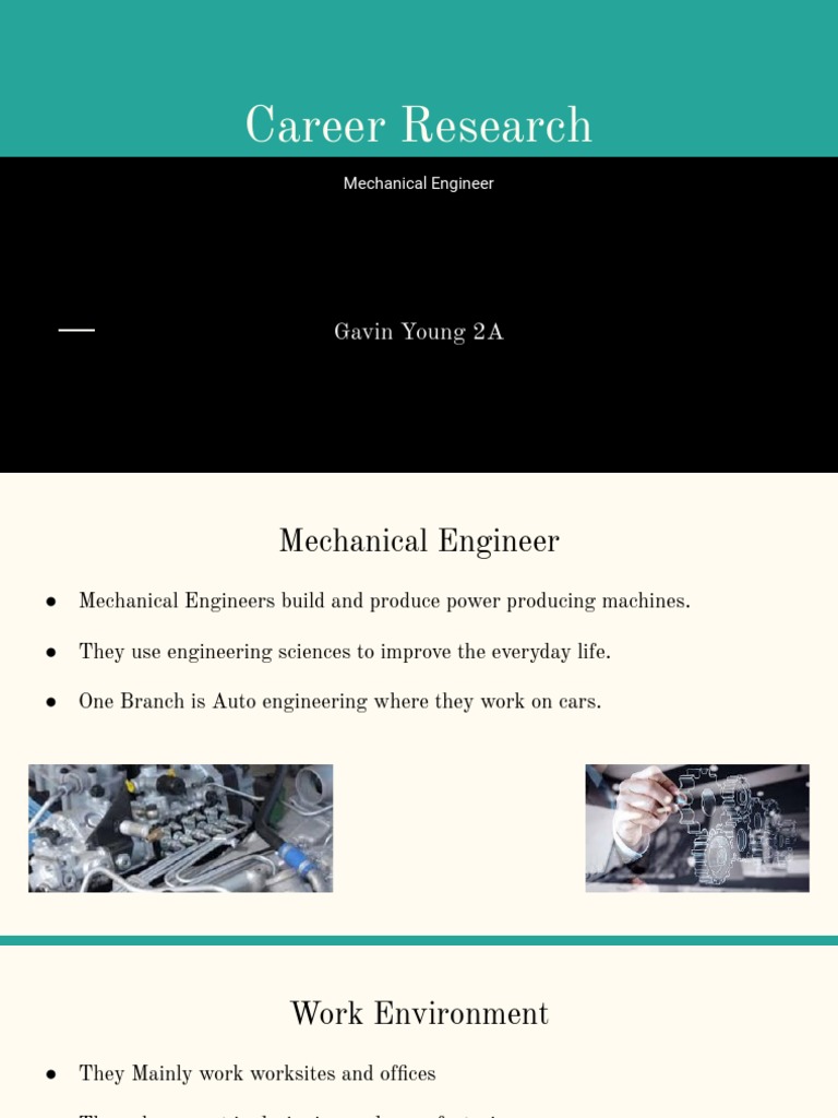 Mechanical Engineering Career Overview | PDF
