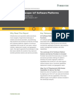 Forrester-IoT Software Platforms