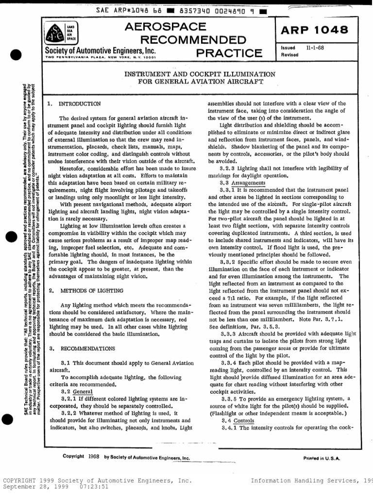 SAE Copyright Information 1999 | PDF | Technology & Engineering