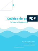 Calidad de Agua Venezuela y Argentina Alejandra Moron