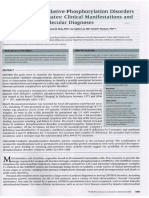 Artigo EAD 1 - Mitochondrial Oxidative Phosphorylation Disorders Presenting in Neonates - Clinical Manifestations and Enzymatic and Molecular Diagnoses