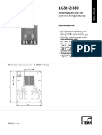 Strain Gauge For Extreme Temperatures LC61