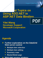 Advanced Topics On Using ADO - NET in ASP - NET Data Binding