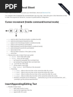 A Great Vim Cheat Sheet