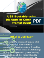 USB Bootable Using Diskpart or Command P