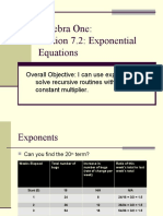 Lesson 7.2 Algebra One