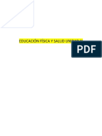 Educacion Fisica y Salud