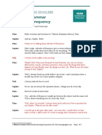 6 Minute Grammar Adverbs of Frequency: BBC Learning English