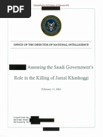Assessment Saudi Gov Role in JK Death 20210226