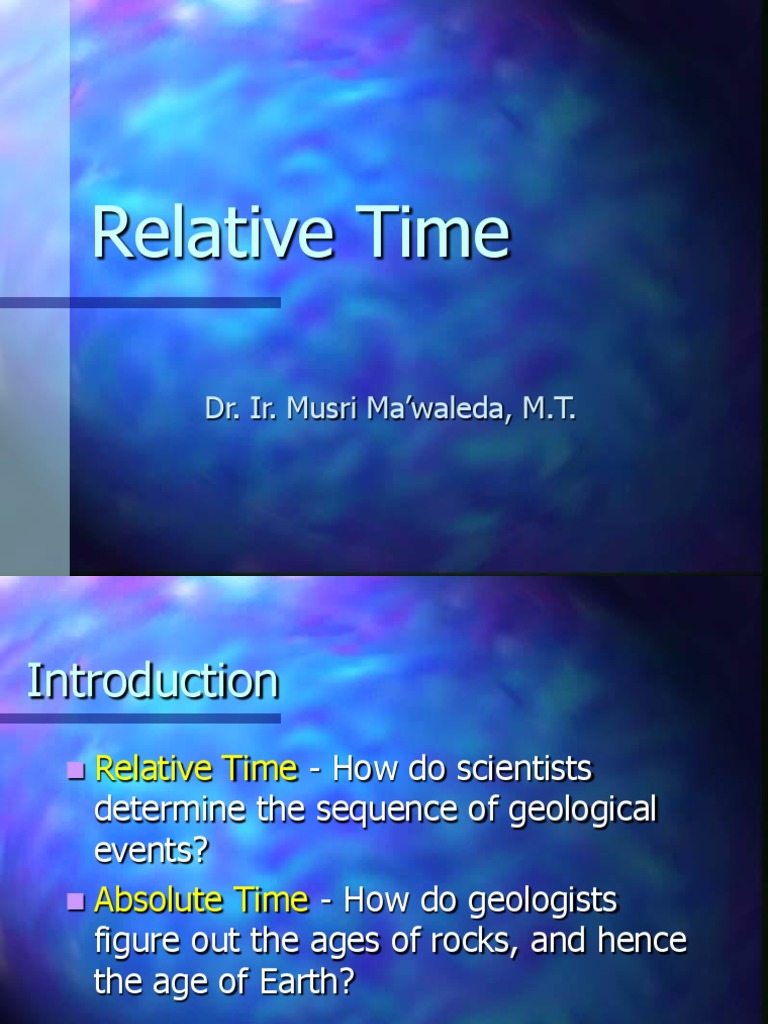 RelativeTime - 04 Geologi Fisik 2020 | PDF | Geology | Sedimentary Rock