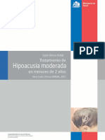 Hipoacusia en Menores de 2 Años