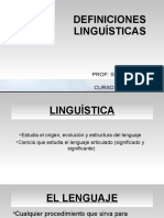 1. Definiciones Linguísticas (1)