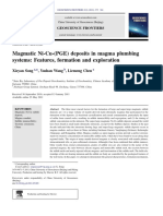 Magmatic Ni-Cu - (PGE) Deposits in Magma Plumbingsystems